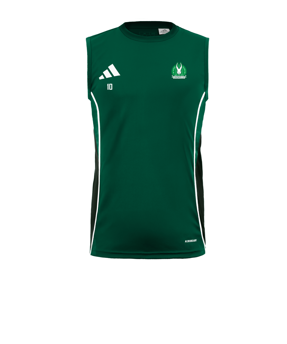 Débardeur adidas Tiro 25 Competition vert AS Grenelle